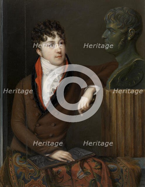 Self Portrait, early-mid 19th century. Creator: Alexandre de Latour.