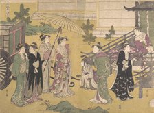 Fuji no Uraha, ca. 1790. Creator: Hosoda Eishi.