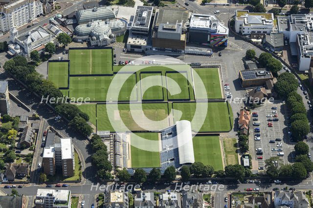 Devonshire Park Lawn Tennis Club, Eastbourne, East Sussex, 2024. Creator: Damian Grady.