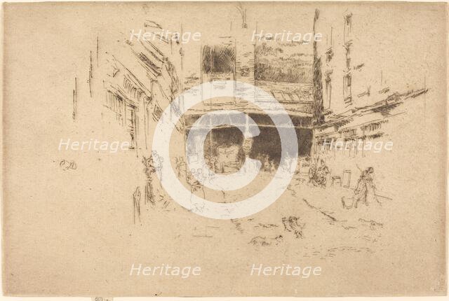 Clothes Exchange, No.I, 1887. Creator: James Abbott McNeill Whistler.