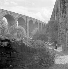 Railway viaducts, Chapel Milton, Chapel-en-le-Frith, Derbyshire, 1954. Artist: Eric de Maré.