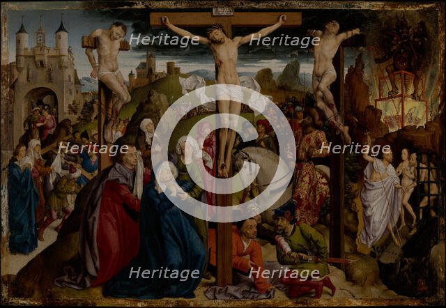 The Crucifixion, before 1450. Creator: Dreux Budé Master.