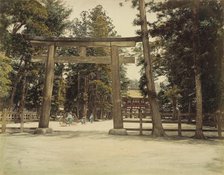 Shimo Kamo Temple, 1865. Creator: Unknown.