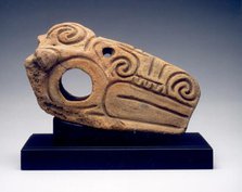 Handle in the Form of an Animal Head, c. 1000-300 B.C. Creator: Unknown.