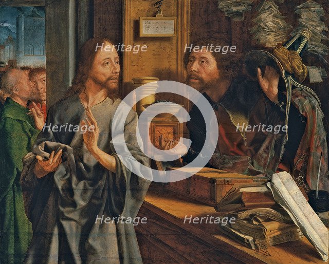 The Calling of Saint Matthew, ca 1530. Artist: Reymerswaele, Marinus Claesz, van (ca. 1490-after 1567)