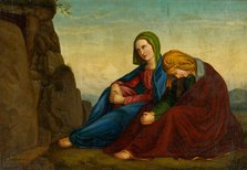 The Two Marys at the Tomb of Christ, 1866. Creator: Vincent Vörös.