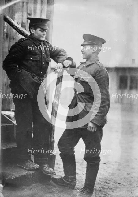English boys, 14 1/2 & 16 years at Doeberitz, between 1914 and c1915. Creator: Bain News Service.