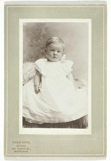 Hugo Tscharuack (in white christening dress), July 17, 1896. Creator: Adam Heeb.