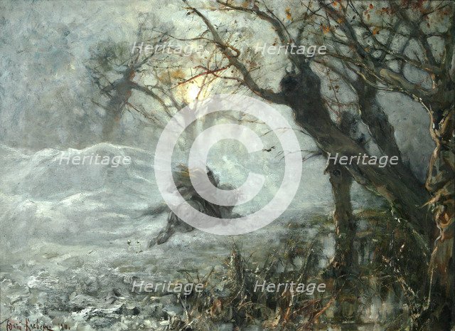 The King of the woods, ca 1887. Artist: Klever, Juli Julievich (Julius), von (1850-1924)