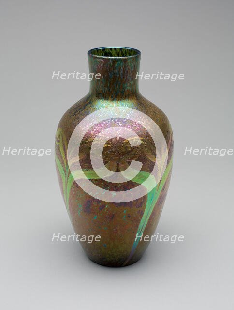 Vase, 1899. Creators: Tiffany & Co, Tiffany Glass.