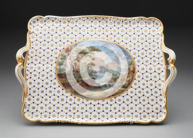 Tray for a Tea Service, Sèvres, 1768. Creator: Sèvres Porcelain Manufactory.