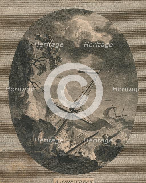 'A Shipwreck', 1773. Creator: John Pye.