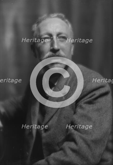 Hoeber, Arthur, portrait photograph, 1912 Apr. 25. Creator: Arnold Genthe.