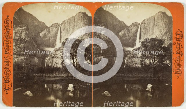 Untitled [waterfall], 1863/1903.  Creator: Charles Bierstadt.