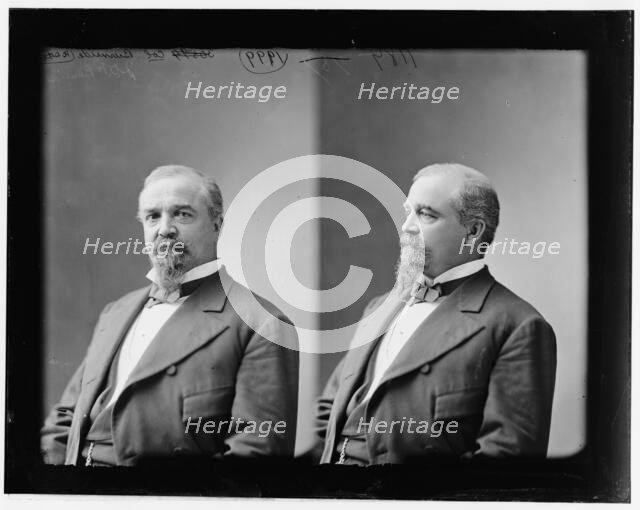 Colonel J.O.P. Burnside, 1865-1880. Creator: Unknown.