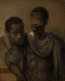 Two African men, 1661. Creator: Rembrandt van Rhijn (1606-1669).