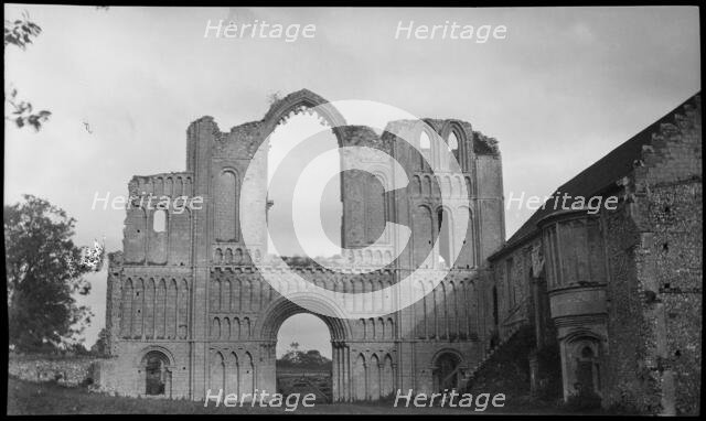 Priory of St Mary, St Peter, And St Paul, Castle Acre, King's Lynn And West Norfolk, 1940-1949. Creator: Ethel Booty.