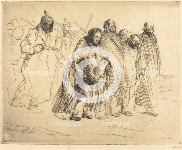 The Notables (small plate), 1915. Creator: Jean Louis Forain.