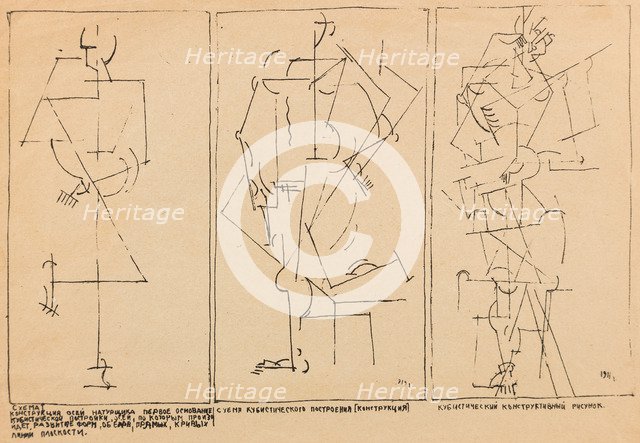 Cubist structure. From: On New Systems in Art, 1911.