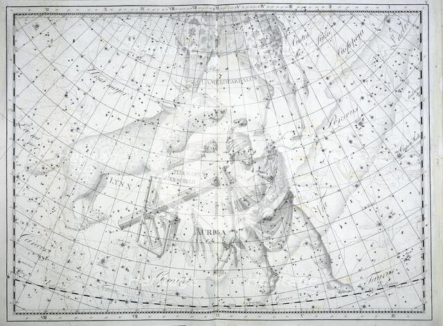 The constellation Auriga, 1801. Creator: Johann Bode.