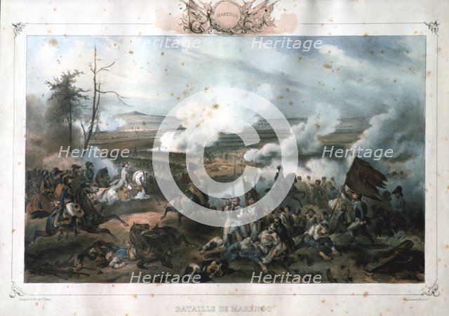 'Battle of Marengo', 14 June 1800. Artist: Anon