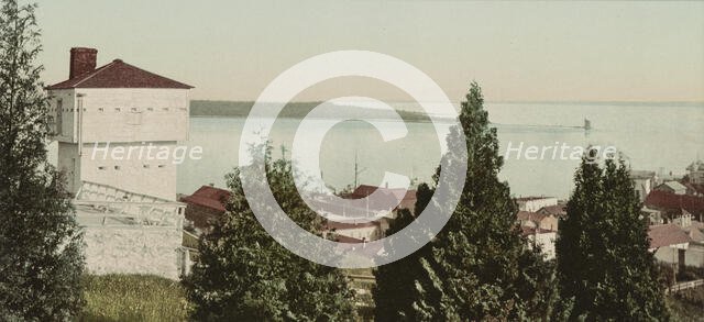 Old Block House, Fort Mackinac, Michigan, ca 1900. Creator: Unknown.