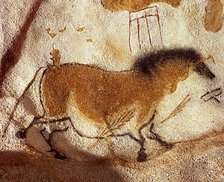 Chinese horse. Caves painting of Lascaux, ca 16.000-15.000 BC. Creator: Art of the Upper Paleolithic.