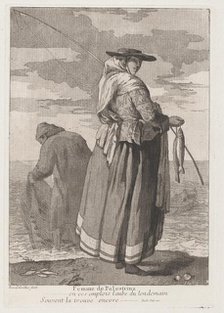 Femme de Palestrina (Woman from Pellestrina), 1775. Creator: Giovanni David.