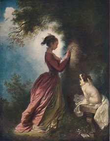 'The Souvenir (Le chiffre d'amour)', c1775-80, (1911). Artist: Jean-Honore Fragonard.