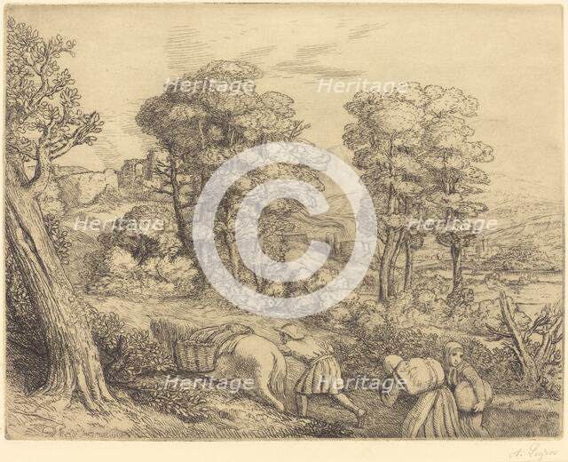 Return to the Farm (Le retour a la ferme). Creator: Alphonse Legros.