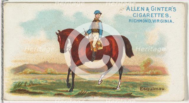 Esquimau, from The World's Racers series (N32) for Allen & Ginter Cigarettes, 1888. Creator: Allen & Ginter.