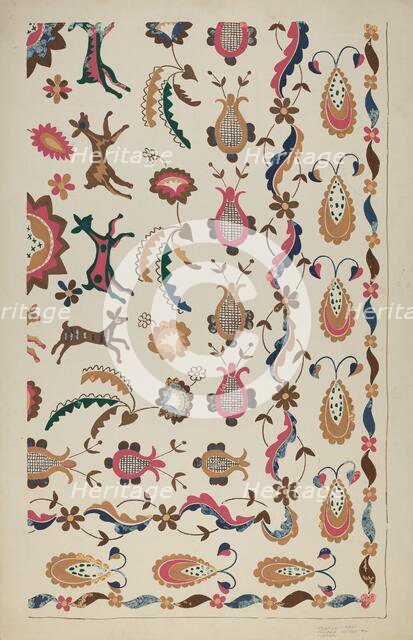 Colcha, 1935/1942. Creator: Majel G. Claflin.