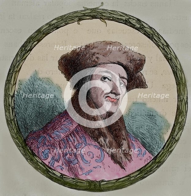 Johann Baptist Fischart, (19th century).  Creator: Unknown.