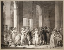 The Arcades at the Palais-Royal, c. 1804. Creator: Louis Leopold Boilly.