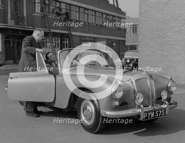1955 Daimler Conquest Roadster by Hooper used in Norman Wisdom film "Up in the World". Creator: Unknown.