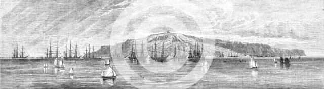 The British Channel Squadron in Portland Roads, 1865. Creator: Unknown.