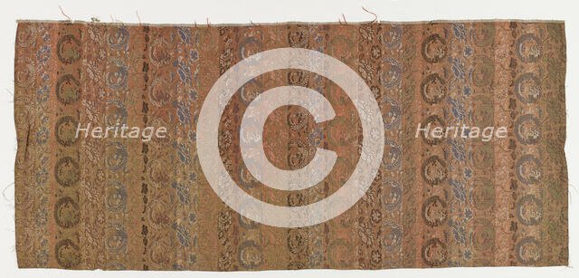 Brocade, silk, Edo period, 1615-1868. Creator: Unknown.