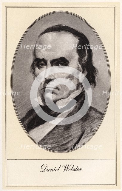 Daniel Webster, American statesman, (early 20th century). Artist: Gordon Ross