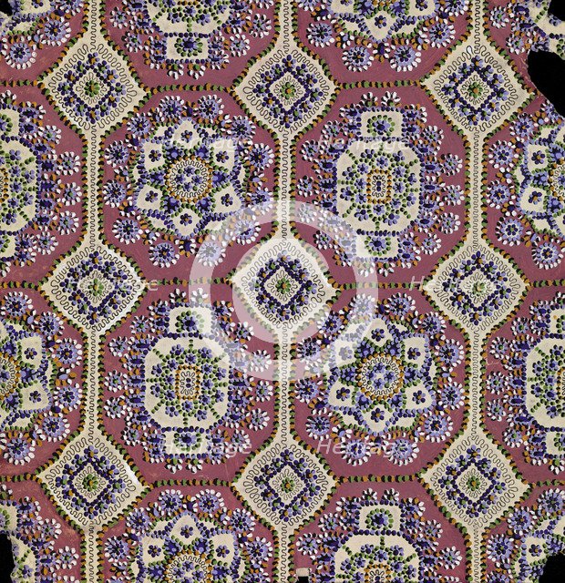 Textile Design For the Trekhgornaya Manufaktura, 1918. Artist: Anonymous  