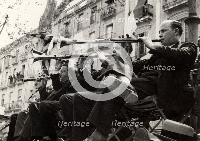 Mallorca, Aloy. Cobla sardanista (Catalan dance and music), 1934.
