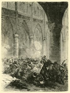 'The Massacre at Beziers', (1209), 1890. Creator: Unknown.