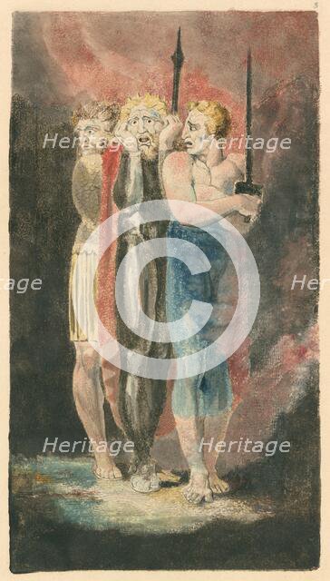 The Accusers of Theft, Adultery, Murder (War), c. 1794/1796. Creator: William Blake.