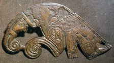 Late iron age bronze brooch of a bird. Artist: Unknown