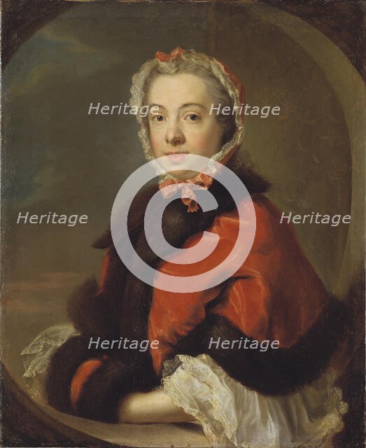 Maria Juliana Jennings, 1731-1793 or Elisabet Jennings, 1734-1801, early-mid 18th century. Creator: Johan Henrik Scheffel.