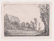 The House with the Stepped Gable, from Verscheyden Landtschapjes (Various Little Lands..., ca. 1616. Creator: Willem Pietersz. Buytewech.