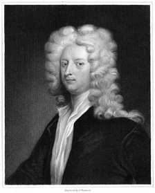 Joseph Addison (1672-1719), English essayist, poet, playwright and politician, 1836. Artist: J Thomson