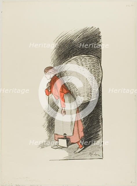 The Rag-picker, published March 19, 1893. Creator: Theophile Alexandre Steinlen.