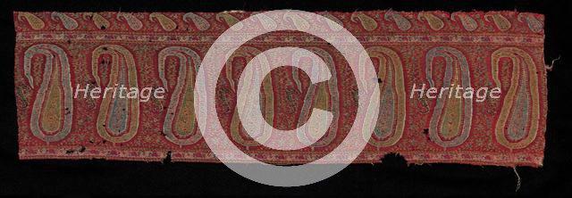 Border of a Shawl, 1800s. Creator: Unknown.