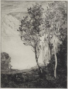 Remembrance of Italy (Souvenir d'Italie), 1866. Creator: Jean-Baptiste-Camille Corot.