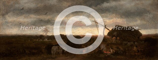 Gypsy Camp II, 1867/1868. Creator: Maksymilian Gierymski.